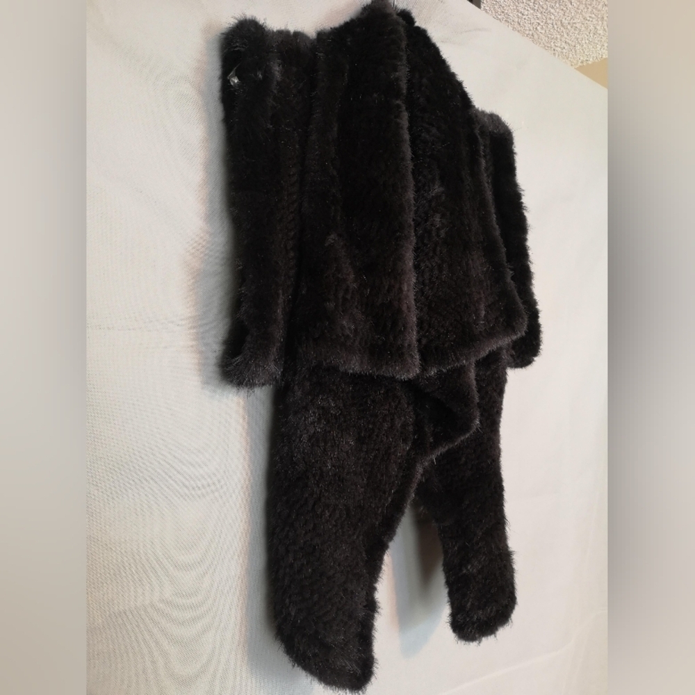 Vintage Luxury Knit Fur Mink Waistcoat Vest - Picture 5 of 11
